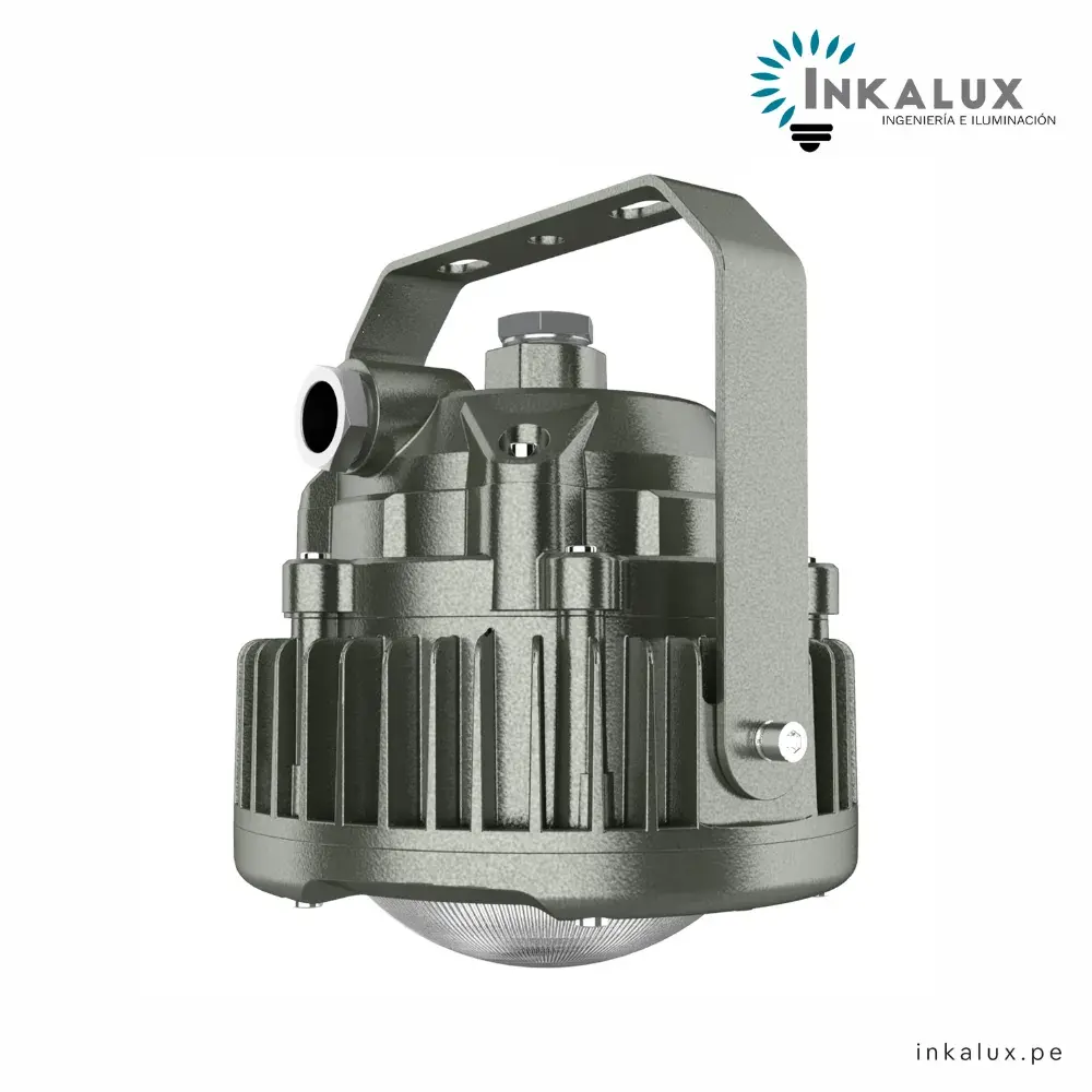 Luminaria LED Antiexplosiva 40W IP66 IK10, ATEXEX Lima-Peru