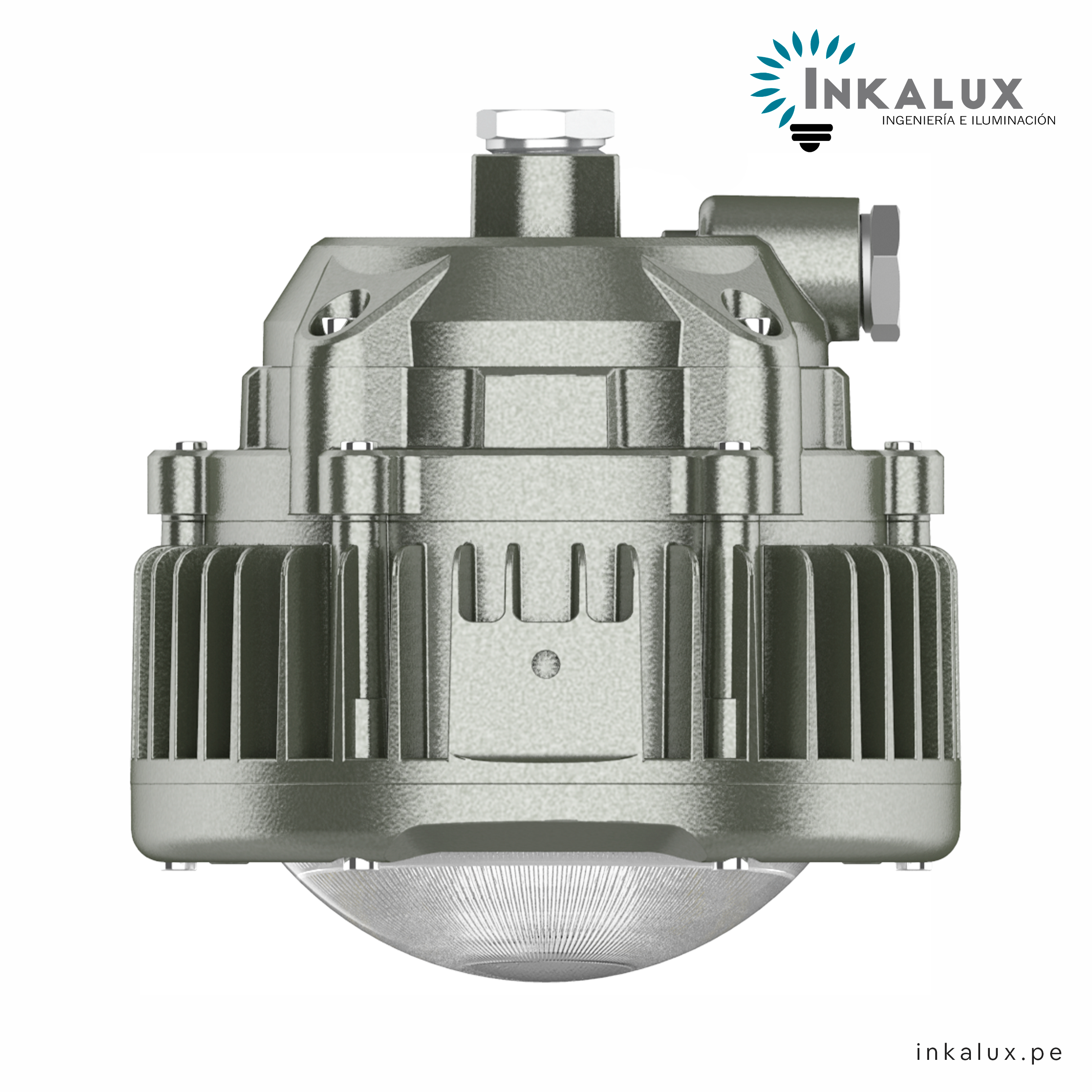 Luminaria LED Antiexplosiva 40W – Certificada ATEX IECEx | IP66 IK10 Clase I | 5700K - Imagen 2