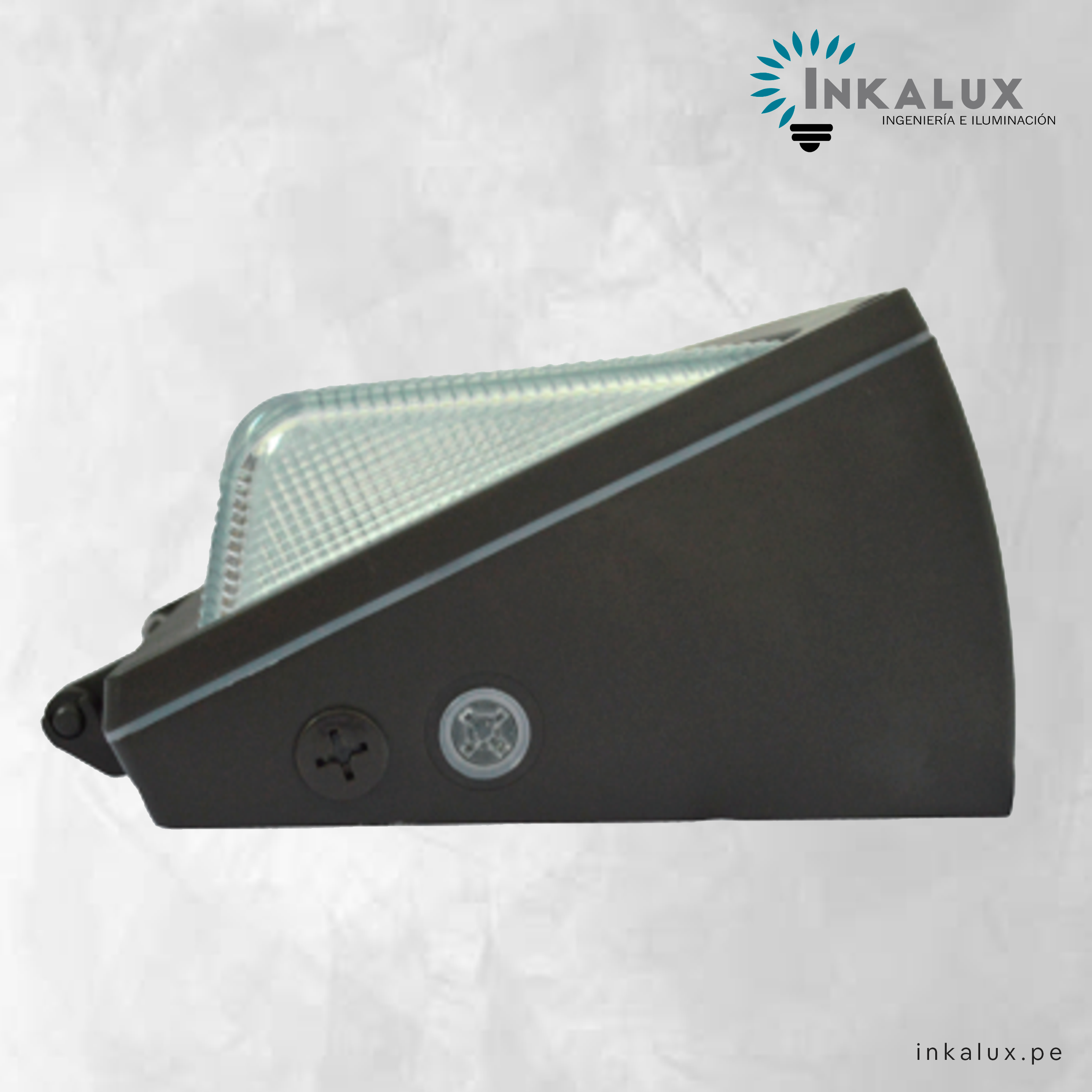 Luminaria Wall Pack LED Alta Gama INKALUX – Serie WP900 | 45W IP66 IK09 | Disponible en 3000K – 4000K – 6000K - Imagen 3