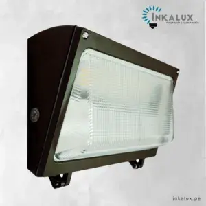 Luminaria Wall Pack LED Alta Gama INKALUX – Serie WP900 | 60W IP66 IK09 | Disponible en 3000K – 4000K – 6000K