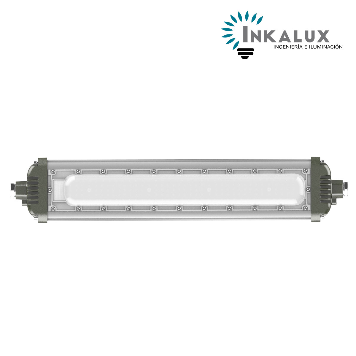 Luminaria LED Antiexplosiva Lineal 60W ATEX IP66 IK10 – INKALUX EXD-GUARD LINEAR - Imagen 2