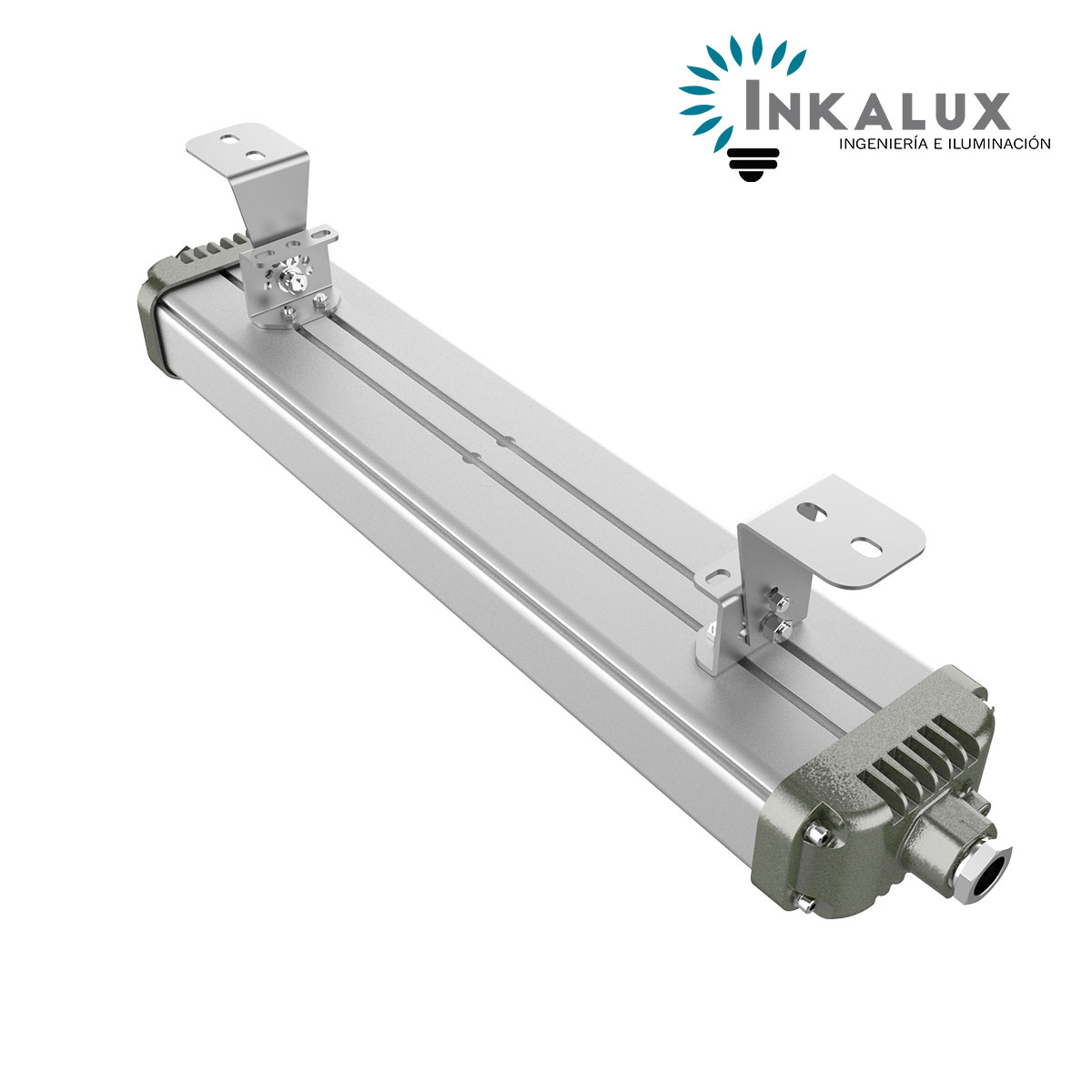 Luminaria LED Antiexplosiva Lineal 60W ATEX IP66 IK10 – INKALUX EXD-GUARD LINEAR - Imagen 6