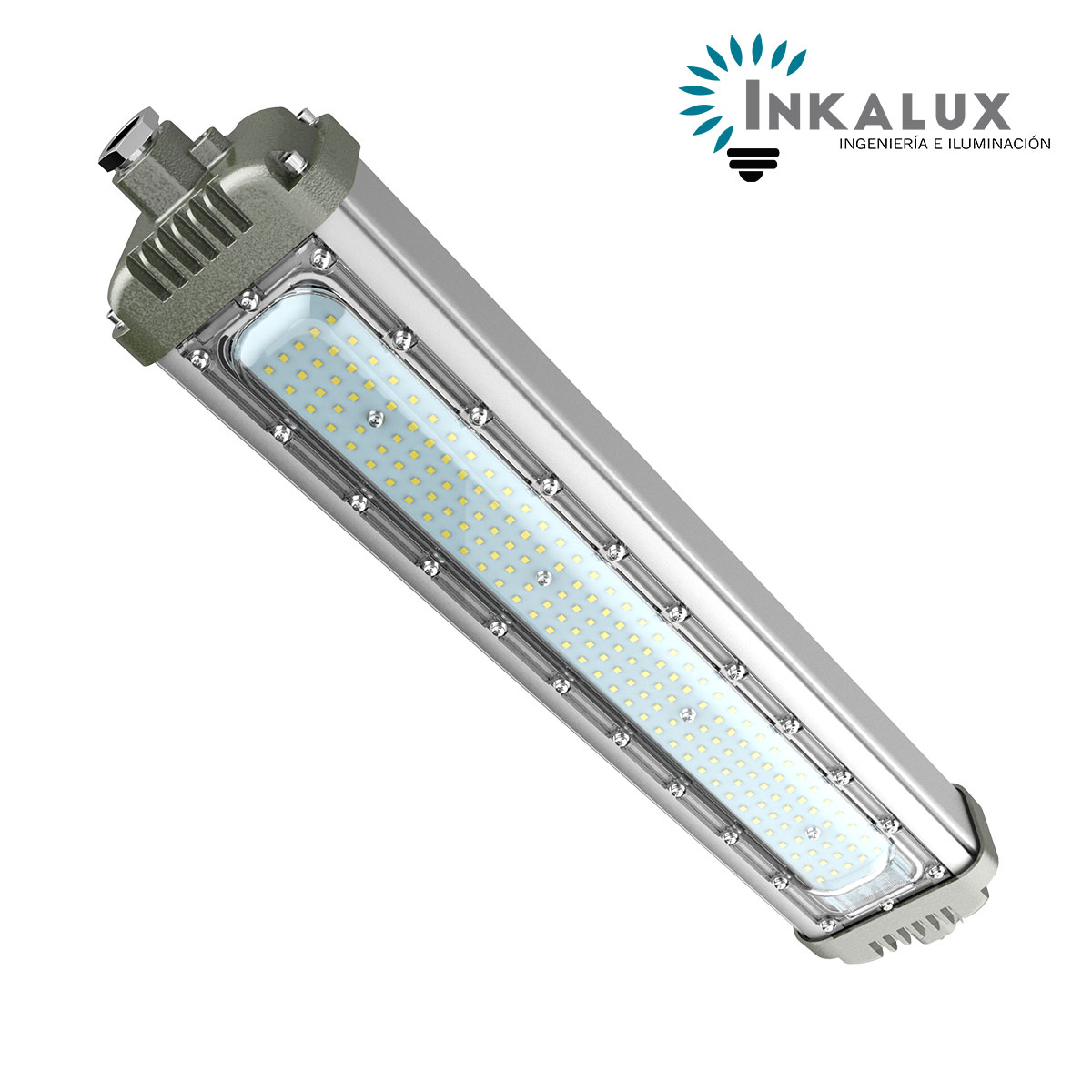 Luminaria LED Antiexplosiva Lineal 60W ATEX IP66 IK10 – INKALUX EXD-GUARD LINEAR - Imagen 11